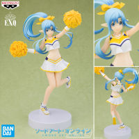 Figure ฟิกเกอร์ งานแท้ 100% Bandai Banpresto Sword Art Online Memory Defrag ซอร์ดอาร์ต ออนไลน์ เมมโมรีดีแฟรก Exq Asuna อาสึนะ Cheerleader ชุดเชียร์ลีดเดอร์ Ver Original from Japan Anime อนิเมะ การ์ตูน มังงะ คอลเลกชัน New Collection manga Model โมเดล