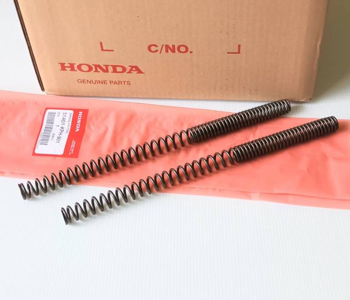 สปริงแกนโช๊คหน้า-honda-w125s-หัวเถิก-w125r-หน้าแหลม-แท้ศูนย์-ความยาว-31ซ-ม-51401-kph-901