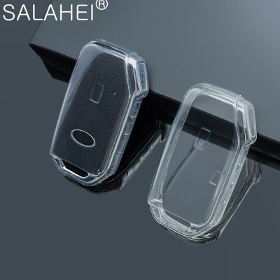dvvbgfrdt Transparent Car Key Case Cover Holder Shell Protector For Kia Telluride SX Sportage R K5 GT Line Seltos 2021 2022 2023 Accessory
