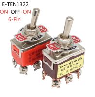 High Quality 1PCS E TEN1322 15A/250V 6 pin Waterproof Switch Cap On Off On Miniature Toggle Switches orange