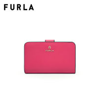 FURLA กระเป๋าสตางค์ผู้หญิง รุ่น CAMELIA M COMPACT WALLET POP PINK