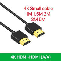 HDMI High Speed 1M 2M 3M 5M 10M 15M 20M 2160p 4K 3D VER 2.0 สายเส้นเล็ก 1-20เมตร (Black)