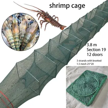 Collapsible Shrimp Live Bait Fishing Trap Net - China Shrimp Trap and  Shrimp Trap Net price