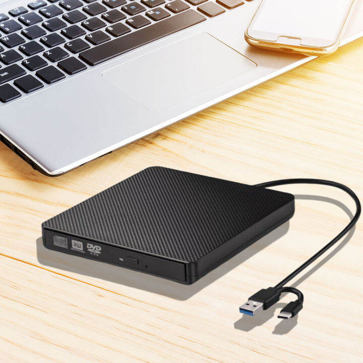 vktech-ตู้เครื่องเล่น-cd-rom-ดีวีดี-ตู้-usb3-0ออปติคัลไดรฟ์ภายนอก-type-c-ปลั๊กแอนด์เพลย์สำหรับแล็ปท็อปและโน้ตบุ๊คกันลื่นลายหนัง