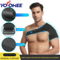 Yoomee 1 Pcs ไหล่ยืดหยุ่น Protector Unisex ผ้าพันไหล่เทปกายภาพกีฬาที่ป้องกันไหล่ข้างเดียว