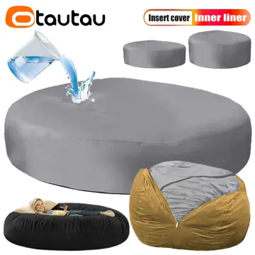 OTAUTAU 2/3/4/5/6/7ft Pouf Insert Liner Cover Bean Bag Chair EPS Foam