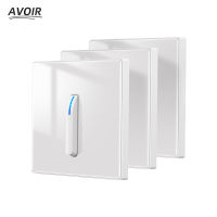 Avoir Piano Key Design Reset Light Switch 12 Way White Glass Panel Wall Power Socket 13A UK Plug USB Charger LED Indicator Lamp