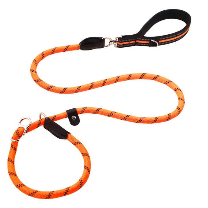 1-8m-reflective-slip-p-chain-large-dog-leash-collar-walking-lead-explosion-proof-dog-climbing-rope-for-medium-big-dog-supplies