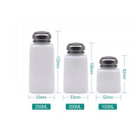 Solvent Bottle Portable Pump Bottle Portable Dispenser Press Bottle Washing Water Bottle Alcohol Bottle