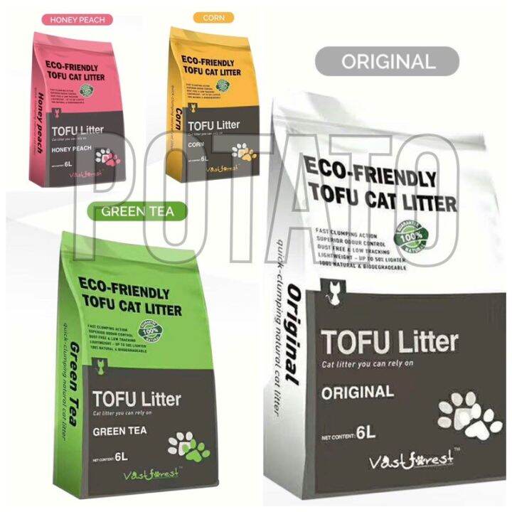 VAST FOREST 2MM STRIPED TOFU CAT LITTER 6L Lazada PH