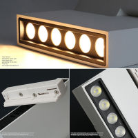 Nordic Track Lamp Ceiling Spot Lamp 6W 12W 20W Led Track Light Feature 2 phase Track Rail For Living Room Clothes Store Ho