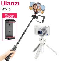 Ulanzi MT-16 Extend Tripod with Cold Shoe for Microphone LED Light Smartphone SLR Camera Vlog Tripod for Sony Canon Selfie Sticks