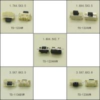 50ชิ้น/5รุ่นสวิตซ์กดติดปล่อยดับ Smd ปุ่มโทรศัพท์ด้านผลักดันไมโครไฟแต่งรถสวิตช์สัมผัส2x 4มิลลิเมตร/3x6x3.5mm