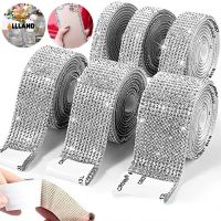 Multi-purpose Acrylic Rhinestones Roll/ DIY Glitter Diamond Self Adhesive Tape/ Clothes Jewelry Car Phone Gifts Decoration