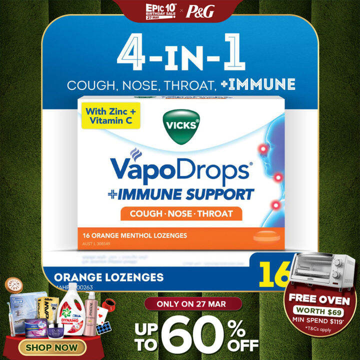 Vicks Immune (Orange 16s) Lazada Singapore
