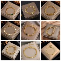 Gold Chain Bracelets Women Stainless Steel - 316l Stainless Steel Fashion Link - Aliexpress