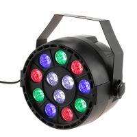 [ammoon]ไฟพาร์เวทีกำลังสูง LED RGBW DMX-512,ไฟเวทีไฟกะพริบสำหรับงานปาร์ตี้ดิสโก้โชว์8ช่องไฟ AC 30W 90-240V