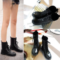 Womens leather bootsรองเท้าบูทหนังผู้หญิงรองเท้าบูทสูงรองเท้าบูทแฟชั่นสตรีส้นสูง