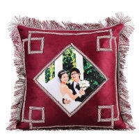 Sublimation Blank Soft Plush Cushion Cover 45x45 Diy Photo Printed Pillow Case Cover For Christmas Farmhouse Decoration