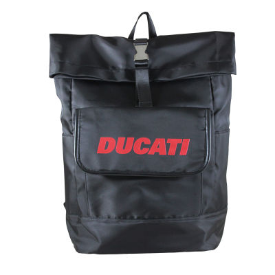 DUCATI กระเป๋าเป้สพายหลังฝาพับลิขสิทธิ์แท้ ขนาด 16x31x40 cm. DCT49 193