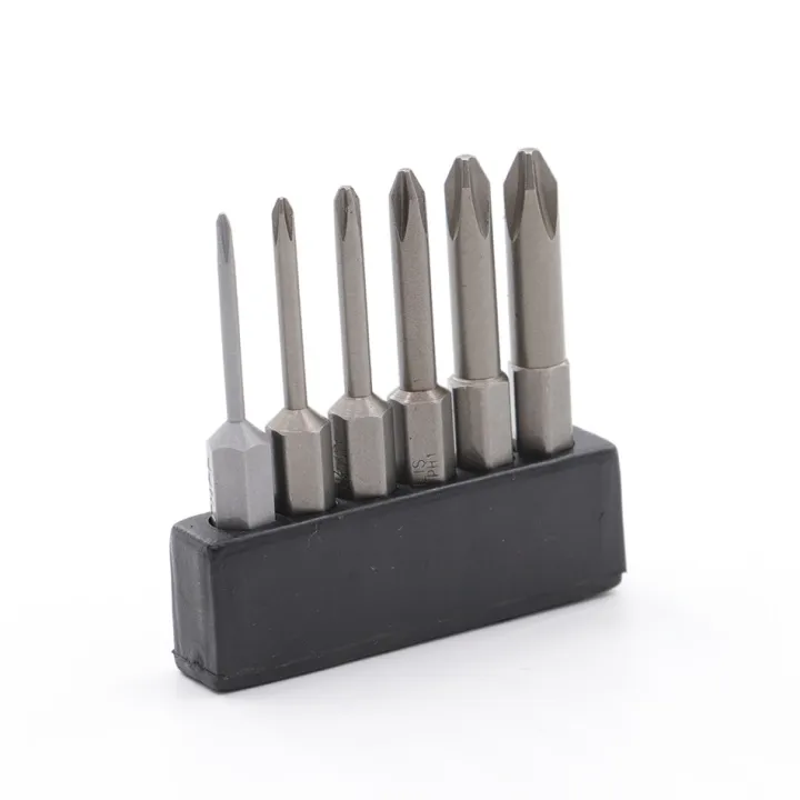 6pcs-set-50mm-1-4-hex-shank-cross-head-screwdriver-bits-electric-driver-hand-tools-magnetic-screwdriver-drill-bit-s2-steel-screw-nut-drivers