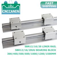 【HOT】✶☫ 2PCS SBR12 SBR16 SBR20 20mm Linear Guide Rail 300-1500mm Fully Supported with SBR16UU Block Part