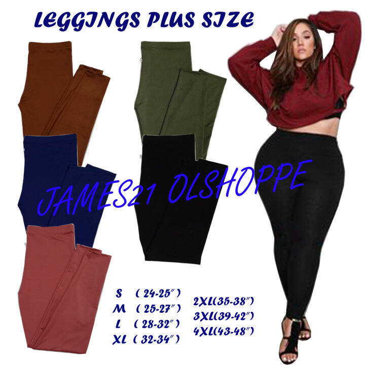 Leggings Plus Size Makapal Lazada PH
