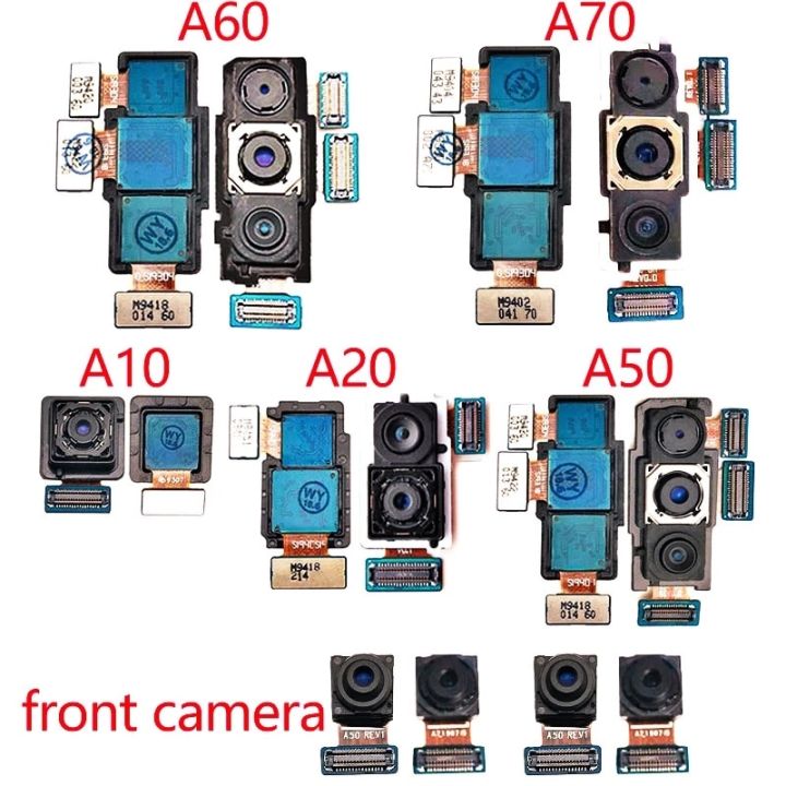 【❂Hot On Sale❂】 anlei3 สำหรับ Samsung A10 A20 A30 A50 A60 A70 A105 A205 A305 A505 A205f A305f A505f A705f กล้องด้านหน้าด้านหลังกล้องสายเคเบิลงอได้