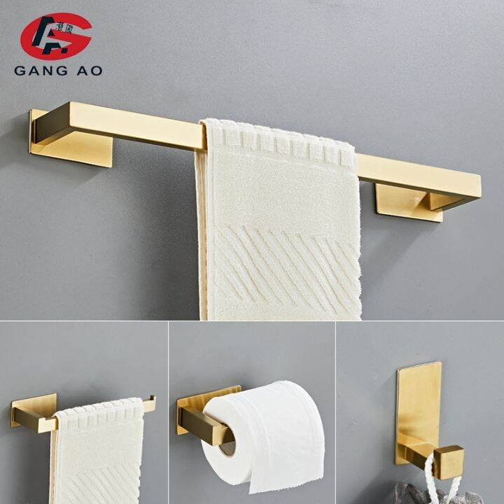 cc-gold-hardware-set-paper-holder-rack-robe-bar-accessories-without-nails