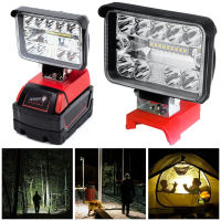 Jobsite ไฟฉายมือถือ Led ขนาด3นิ้วไฟทำงาน Led สำหรับ Milwaukee M18 20V แบตเตอรี่ลิเธียมสว่างมากหมุนได้180องศา