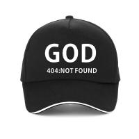 Atheism Religion Atheist Printed Humour Funny print Baseball Cap God 404 Not Found letter men hat adjustable Unisex snapback hat