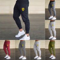 Mens casual sports pants Spring and autumn thin mens running pants jogging Sportswear racing pants Harajuku street pants