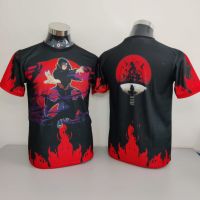 T-shirt  Naruto Uchiha Itachi full sublimation  microfiber eyelet termurah limited edition