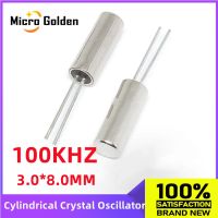 (10 ชิ้น) 100KHZ 100K 100.000KHZ ออสซิลเลเตอร์คริสตัลทรงกระบอก 206 2x6MM 2.0 * 6.0 มม. DIP2 คอลัมน์ควอตซ์คริสตัลเรโซเนเตอร์