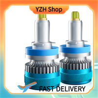 YZH Shop หลอดไฟไฟหน้ารถ1คู่ V11ไฟฉายคาดศีรษะ Led 100W 6000K 32000lm อะไหล่แต่งอัตโนมัติกันน้ำ Ip68ไฟตัดหมอก