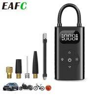 EAFC Rechargeable Air Pump Tire Inflator Portable Compressor Digital Cordless Car Tyre Inflator Fast Inflation For Bicycle Balls