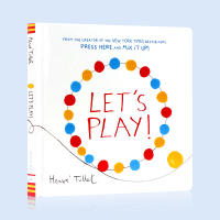 Let S play with French childrens Book Master Herve Tullets original English Picture Book Childrens art enlightenment Book interactive color enlightenment hardcover book 0-3 years old