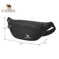 CAMEL Outdoor 1.5Lกระเป๋าคาดเอวUnisexตั้งแคมป์เดินป่าท่องเที่ยวเสื้อผ้าลำลองที่มีความทนทานและสะดวกสบาย