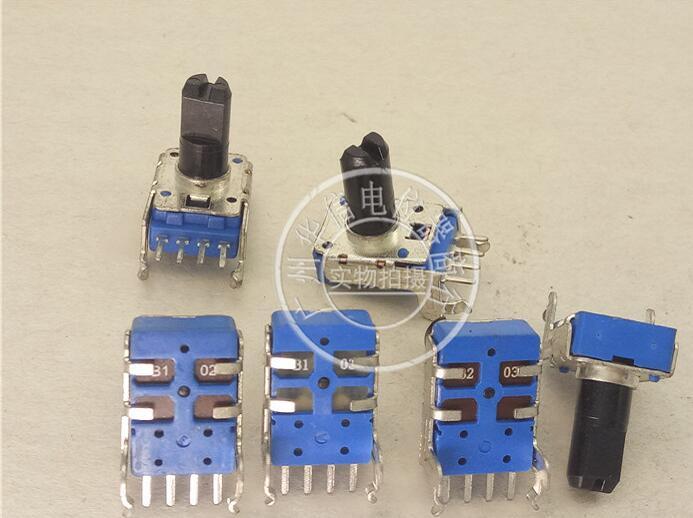 1pcs  142 Horizontal 4-pin single potentiometer B1K B5K B10K B20K B50K Handle length 13MMF