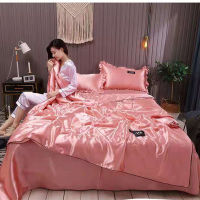 Summer Washed Silk Quilt Solid Pink Red White Grey Blanket Adult Kids Air Condition Comforter Bedspread Bed Cover Bedding