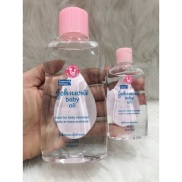 Dầu mát xa dưỡng ẩm Johnson s baby oil pink 200ml - 50ml