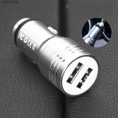 【cw】Car mobile phone car dual interface USB fast charger data cable one for three multi-function adapter CD50 Q04 ！