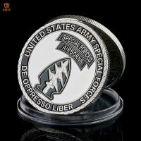 US Special Forces Airborne De Oppresso Liber USA Department Of The Army Silver Military Challenge Souvenirs Coin And Gifts