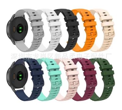 เหมาะสำหรับ Jiaming Vivoactive 3s สายซิลิโคนลายคลื่นสายซิลิโคนปุ่มสีสายรัดข้อมือโรงงาน