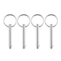 4pieces 5x51mm Stainless Steel Quick Release Pin Fit For Boat Top Deck Hinge -Boats Hinge Pins Marine Hardwre Heavy Duty