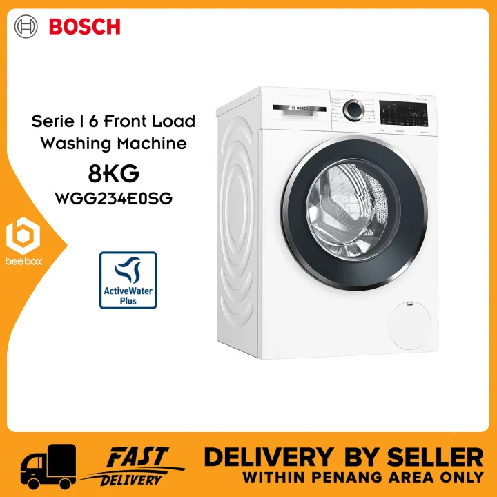 Bosch Serie6 WGG234E0SG 8KG Front Load Washing Machine with Allergy ...