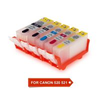 5 Colors PGI520 CLI521 Ink Cartridge refill With ARC Chip for canon PIXMA IP3600 IP4600 IP4700 MX860 MX870 MP540 MP550 MP560 Ink Cartridges