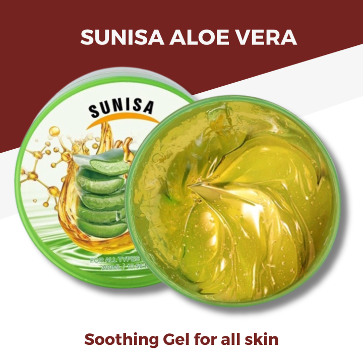 SUNISA 99 ALOE VERA & Vitamin E Soothing Gel Moisturizing Beauty And