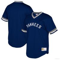 York New Jay Yankees 2023 Mitchell&amp;Ness Navy Jersey Sports Baseball T-shirt Top Large