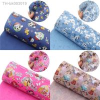 △♗✇ Disney Cinderella 20x33cm UV Printing Jelly Faux Leather Sheets Cartoon Synthetic Leather Roll Fabric DIY Earrings Hair Bows